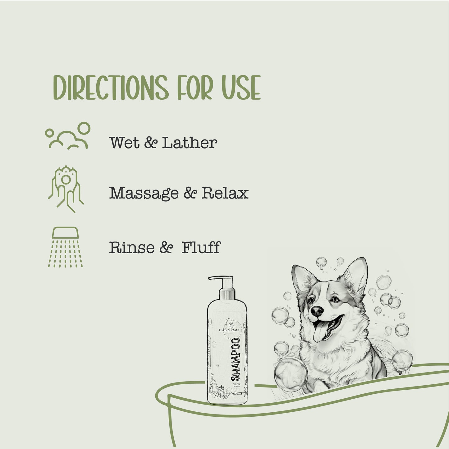 Neem & Tea Tree Oil Dog Shampoo - Tilting Heads